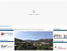 Tablet Screenshot of comune.calabritto.av.it